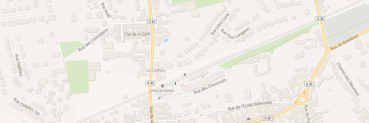 Plan du 37T Rue Joliot Curie à Vitry-en-Artois