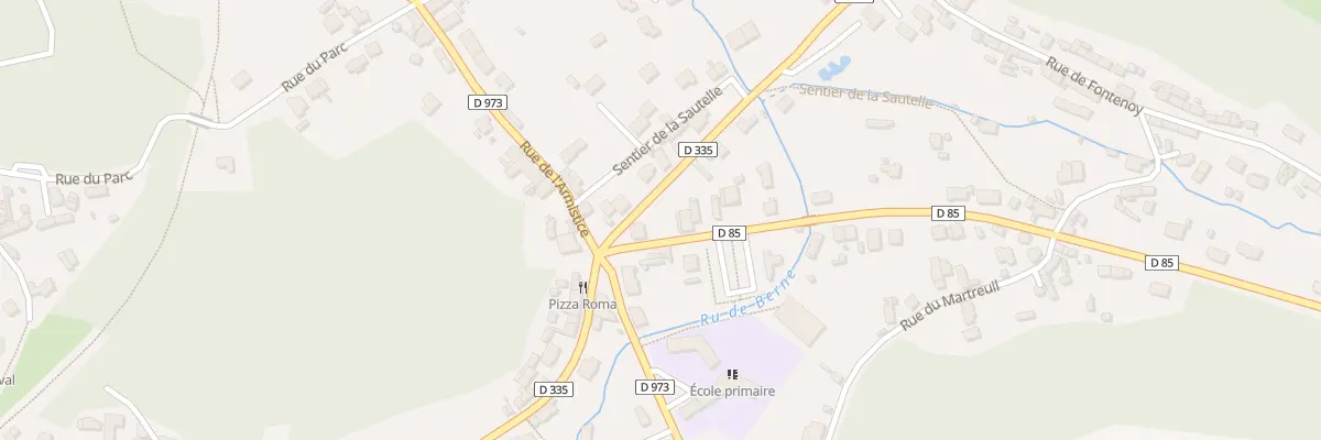 Plan du 2 Rue du Mont Berny à Pierrefonds