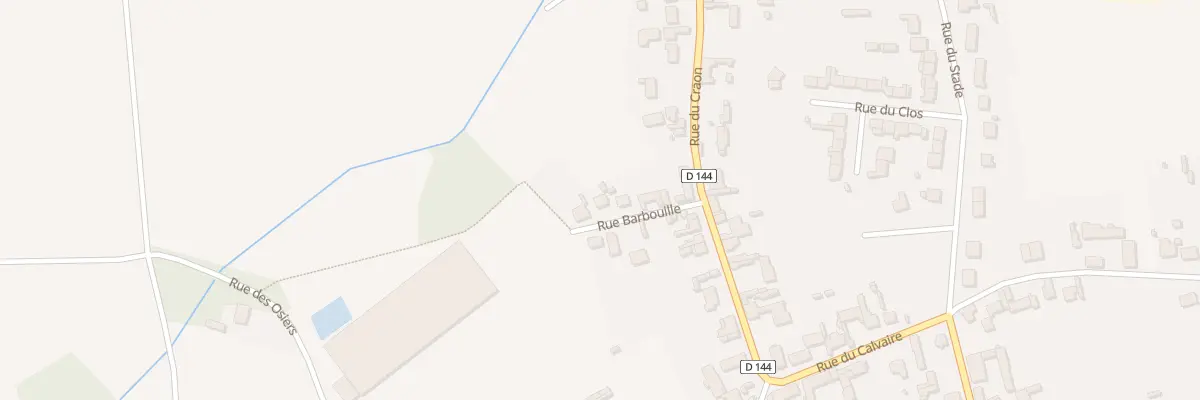 Plan du 6 Rue Barbouille à Hombleux
