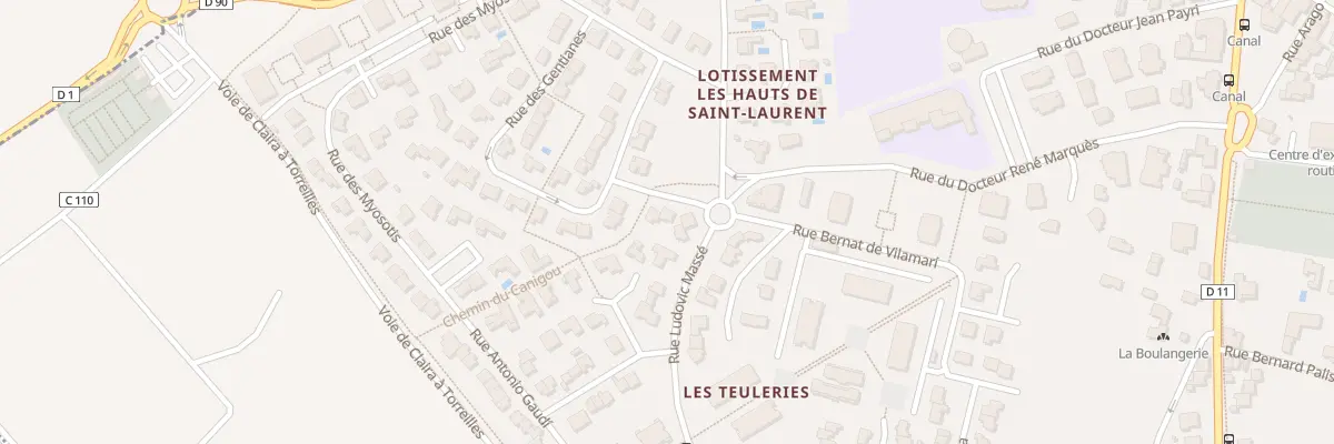 Plan du 3 Rue Ramon Llull à Saint-Laurent-de-la-Salanque