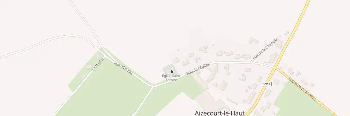 Plan du 20 Rue de l’Eglise à Aizecourt-le-Haut