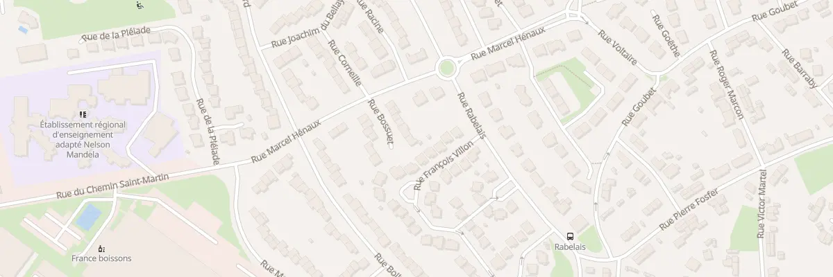 Plan du 11 Rue Bossuet Lomme à Lille
