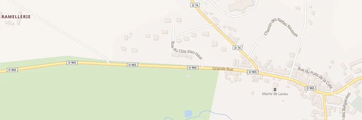 Plan du 3 Rue du Clos d’En Haut à Lavau