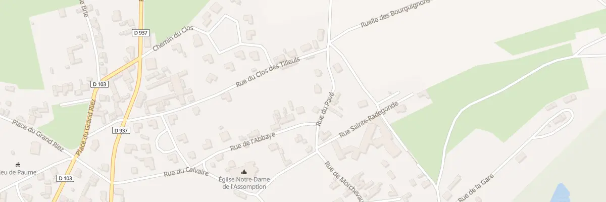 Plan du 17 Rue de l’Abbaye à Athies