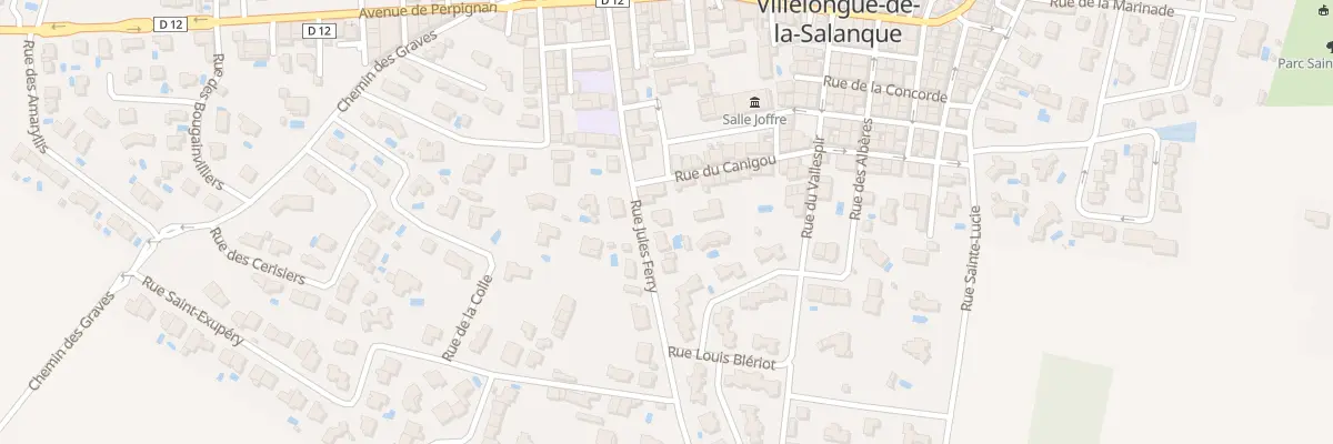 Plan du 28 Rue Jules Ferry à Villelongue-de-la-Salanque