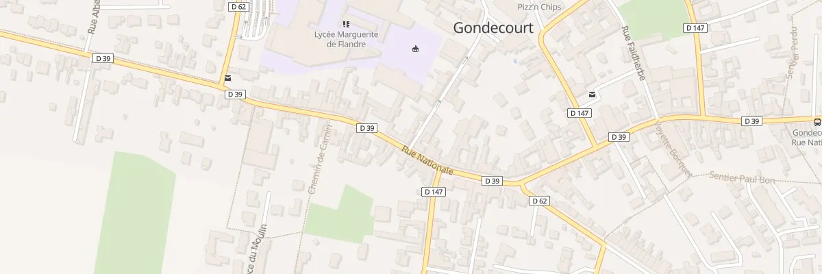 Plan du 96 Rue Nationale à Gondecourt