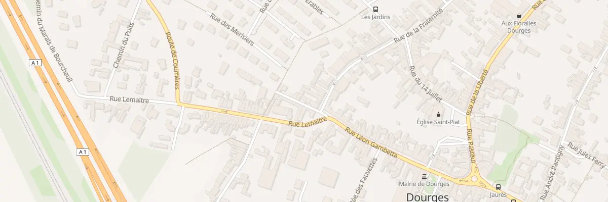 Plan du 5 Rue de la Fraternité à Dourges