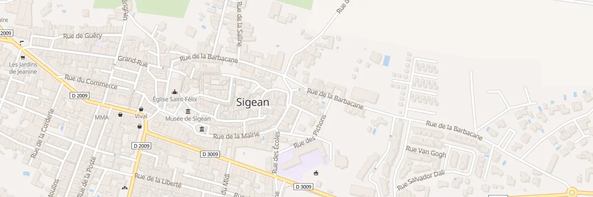 Plan du 10B Rue du Portail d’Avail à Sigean