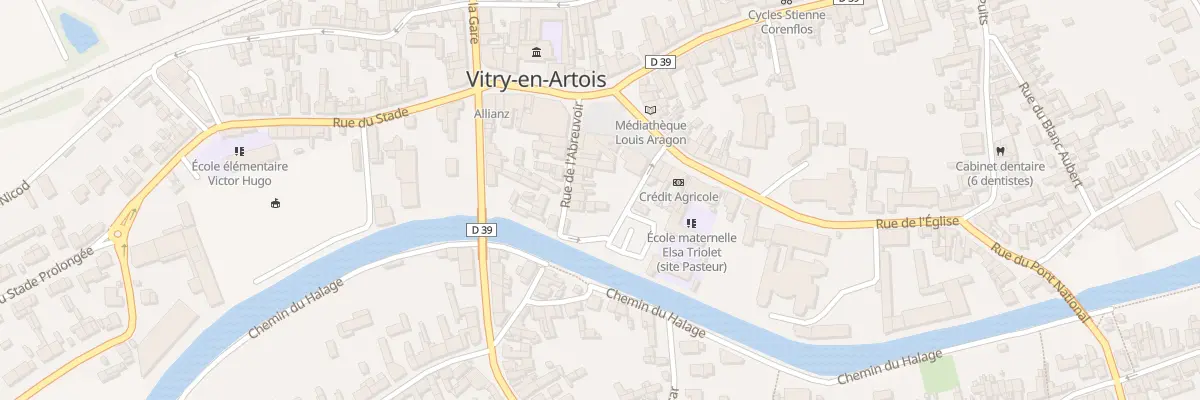 Plan du 9 Rue de l’Abreuvoir à Vitry-en-Artois