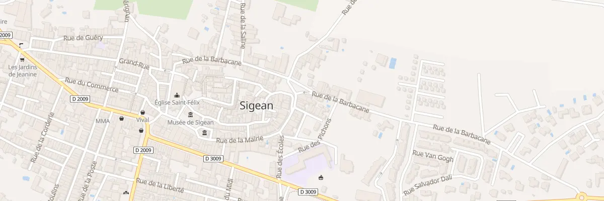 Plan du 10 Rue du Portail d’Avail à Sigean