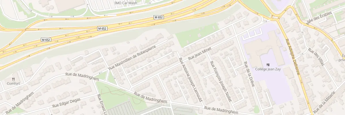 Plan du 38 Rue Jean Minet à Lille