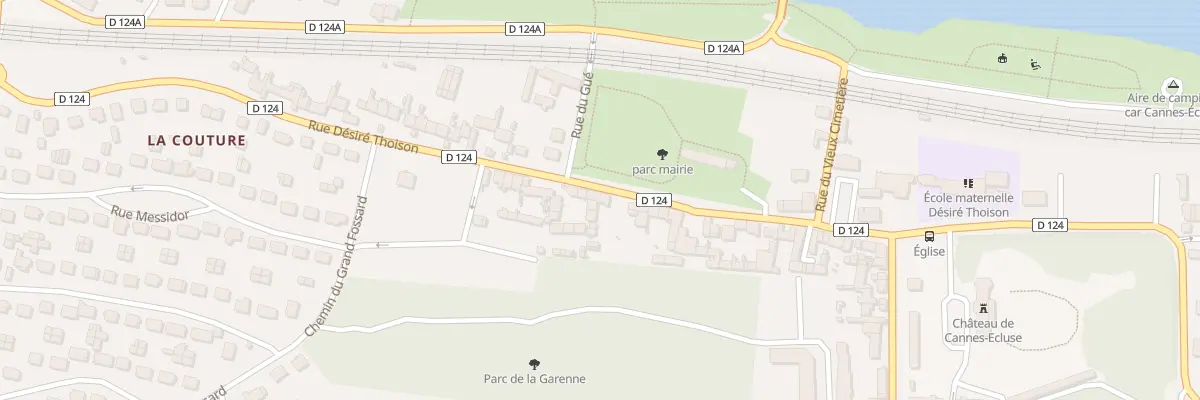 Plan du 62 Rue Désiré Thoison à Cannes-Écluse