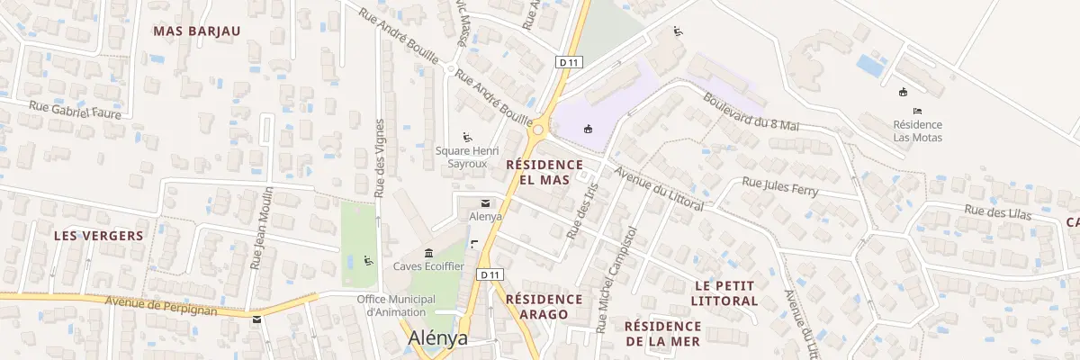 Plan du 20 Av Jean Jaurès à Alénya