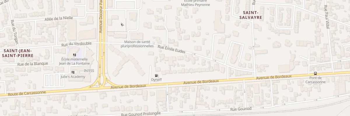 Plan du 24 Rue Emile Eudes à Narbonne