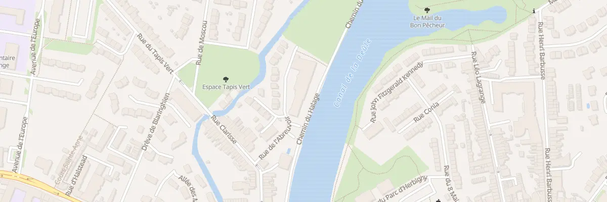 Plan du 2A Rue de l’Abreuvoir à Haubourdin