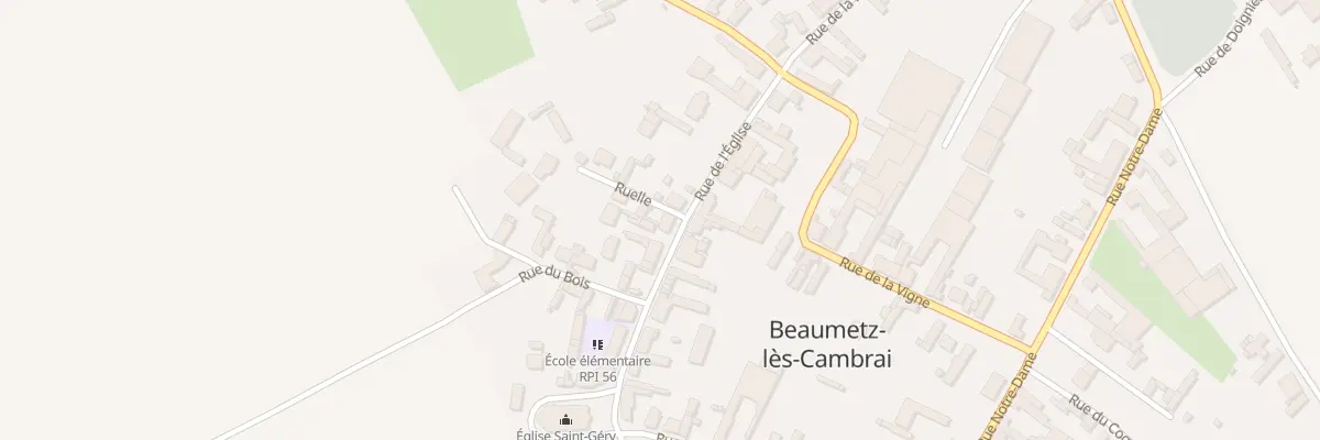 Plan du 17 Rue de l’Eglise à Beaumetz-lès-Cambrai
