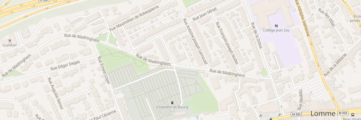 Plan du 24 Rue de Madringhem à Lille