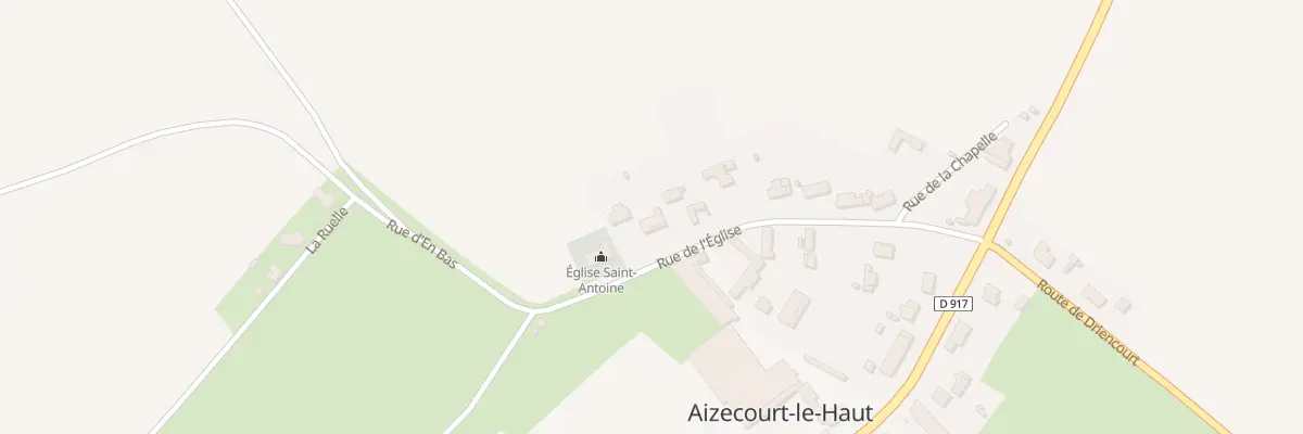 Plan du 18 Rue de l’Eglise à Aizecourt-le-Haut