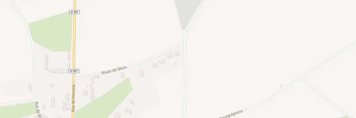 Plan du 20 Rte de Mons à Athies