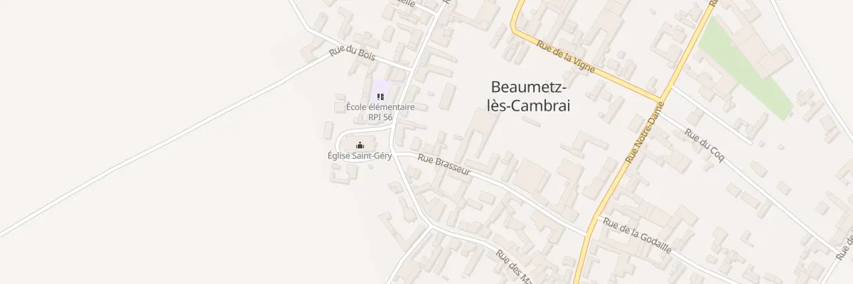 Plan du 1 Rue Brasseur à Beaumetz-lès-Cambrai