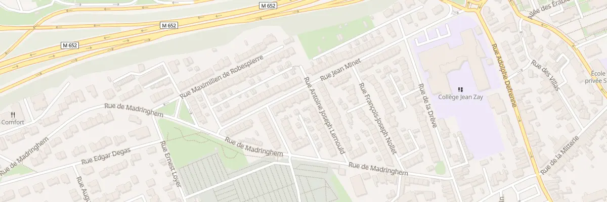 Plan du 31 Rue Jean Minet à Lille