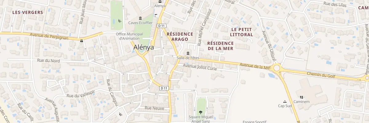 Plan du 9001F Av Joliot Curie à Alénya