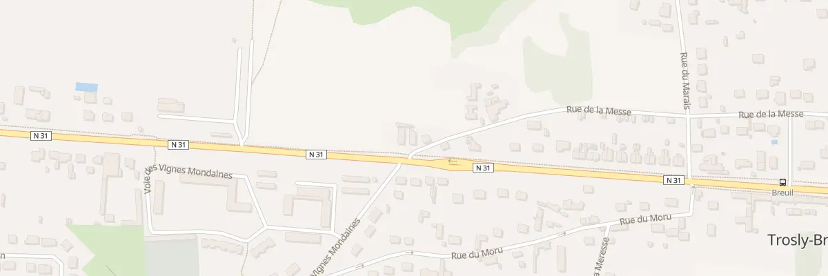 Plan du 1 Rue de la Messe à Trosly-Breuil