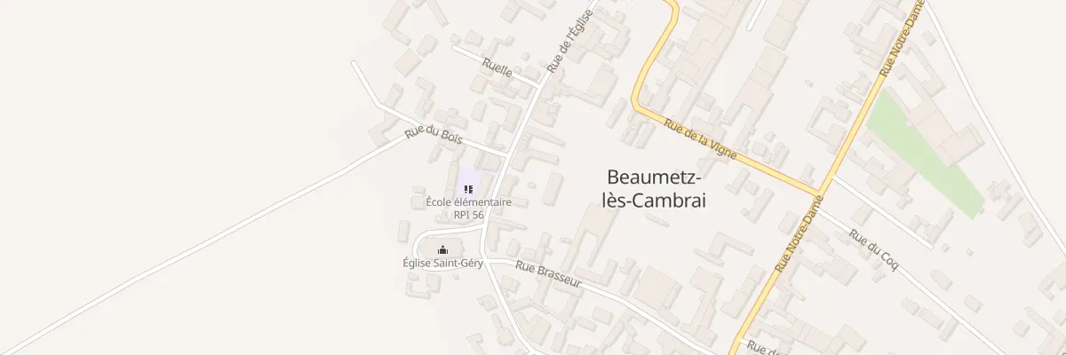 Plan du 8 Rue de l’Eglise à Beaumetz-lès-Cambrai