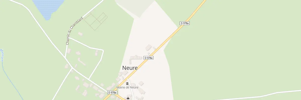 Plan du 13 Rte du Lieu Paris à Neure