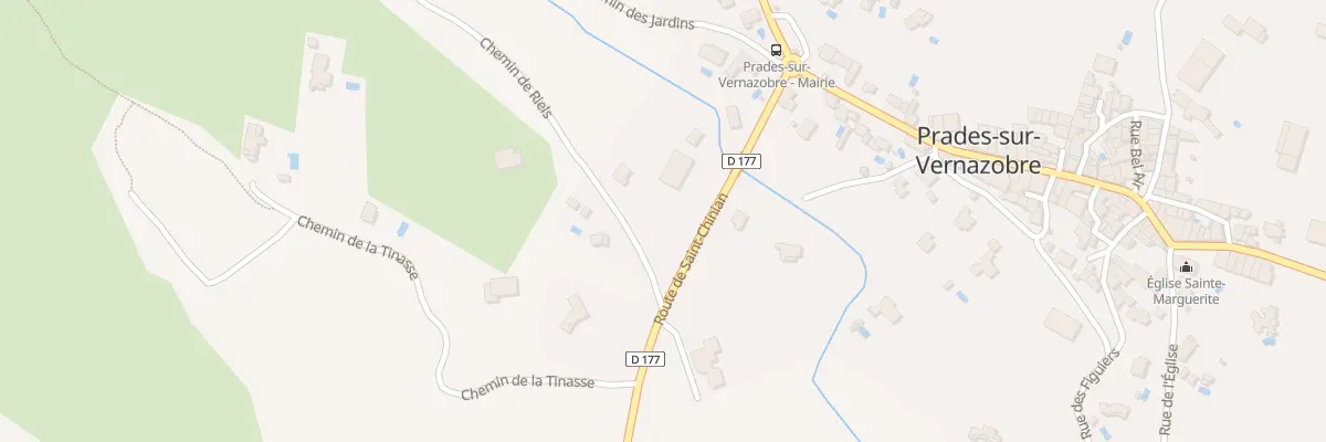 Plan du 5250F La Tinasse à Prades-sur-Vernazobre