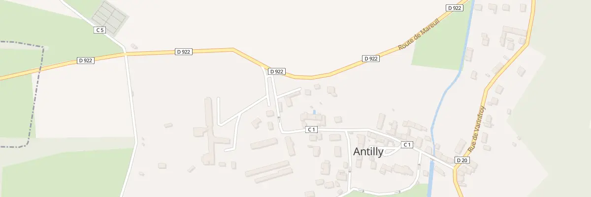 Plan du 1B Rue du Château à Antilly
