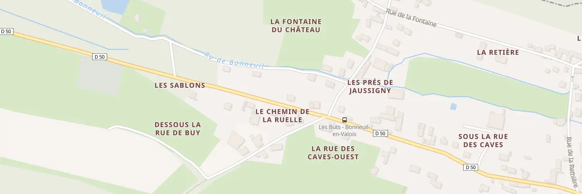 Plan du 738 Rte de Crepy à Bonneuil-en-Valois