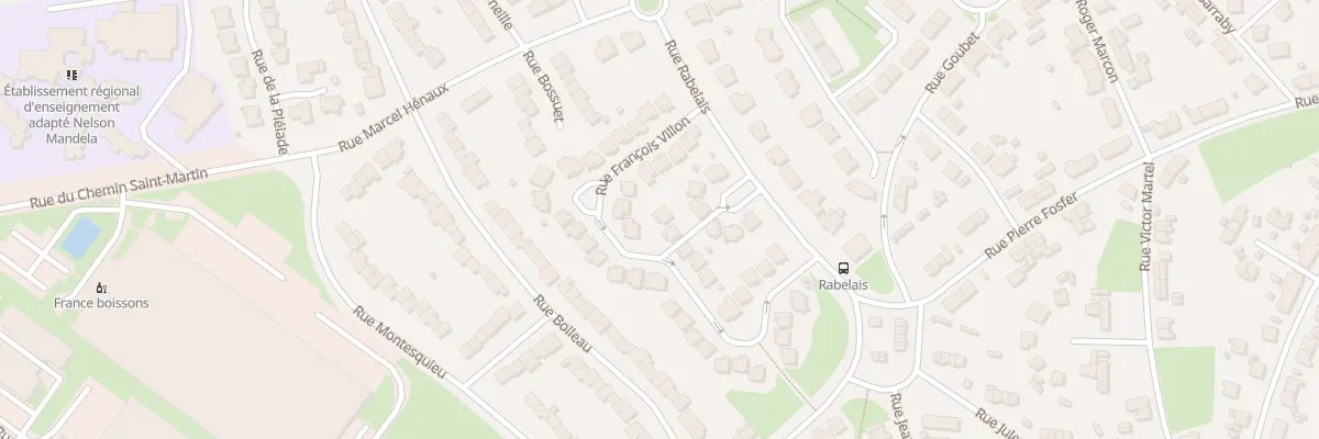 Plan du 20 Rue François Villon à Lille
