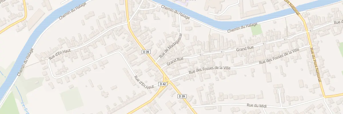 Plan du 7 Vc Grand Rue à Vitry-en-Artois