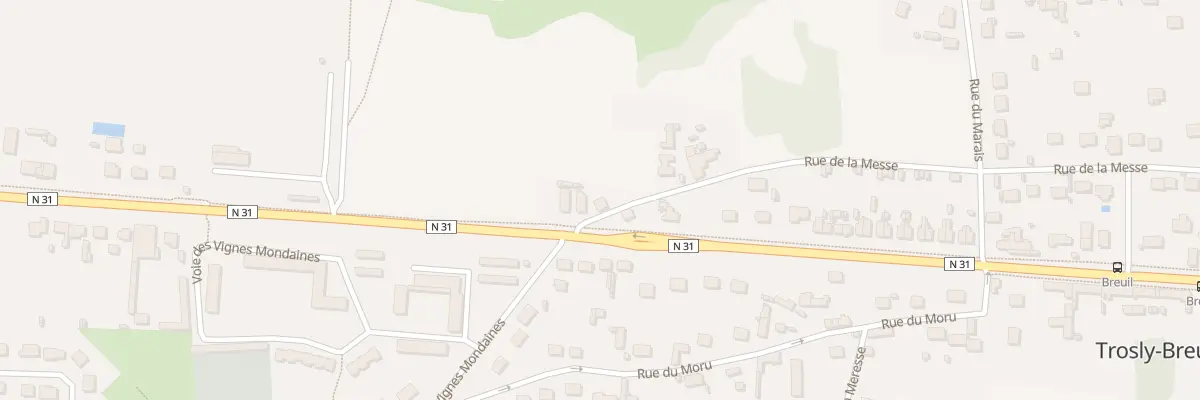 Plan du 3 Rue de la Messe à Trosly-Breuil