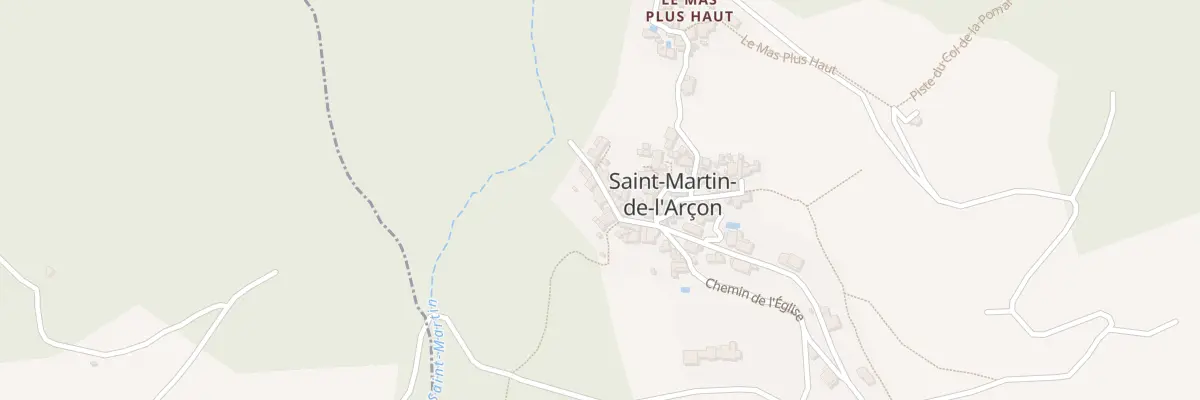 Plan du 5072 Village à Saint-Martin-de-l’Arçon