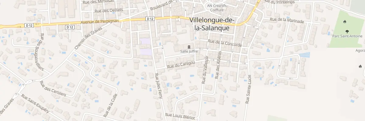 Plan du 9 Rue du Canigou à Villelongue-de-la-Salanque