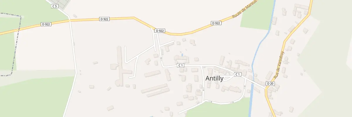Plan du 3 Rue du Château à Antilly