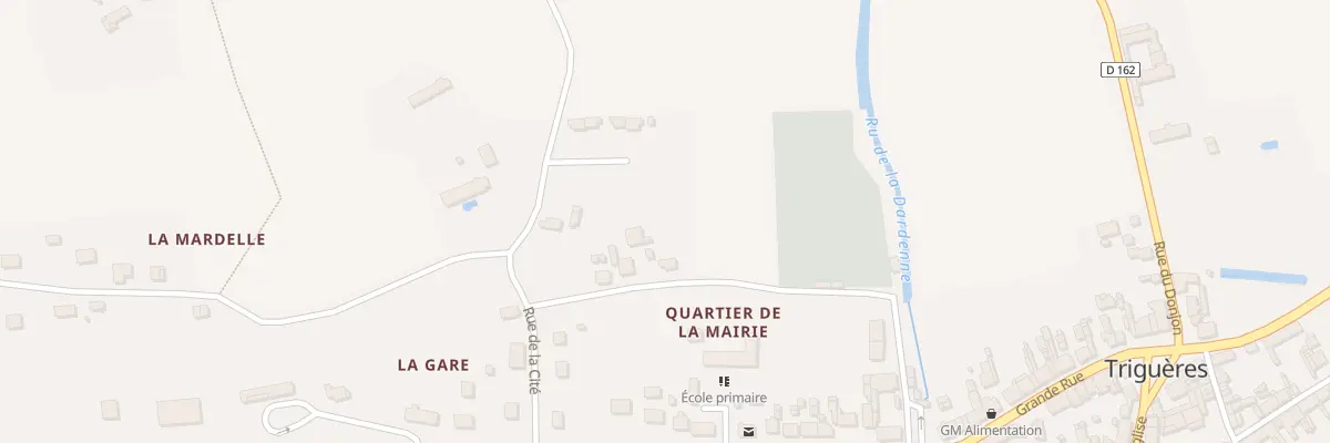 Plan du 5017 Quartier de la Mairie à Triguères