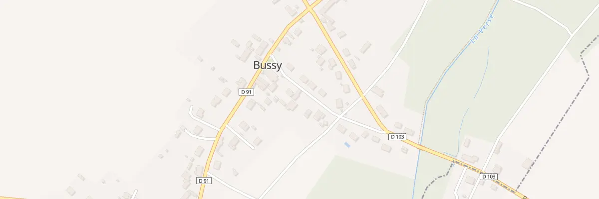 Plan du 83 Rue Mademoiselle à Bussy