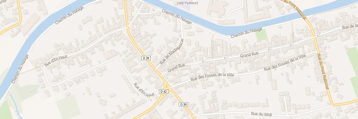 Plan du 11 Vc Grand Rue à Vitry-en-Artois