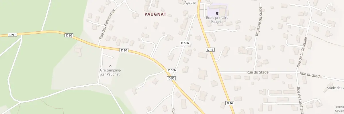 Plan du 9006 Rue du Varouzet - Paugnat à Charbonnières-les-Varennes