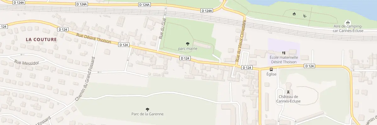 Plan du 70 Rue Désiré Thoison à Cannes-Écluse