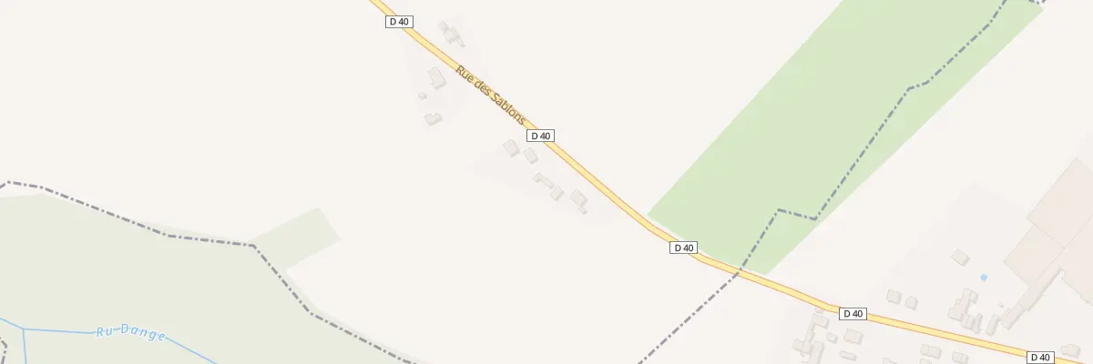 Plan du 98 Rue des Sablons à Bailly