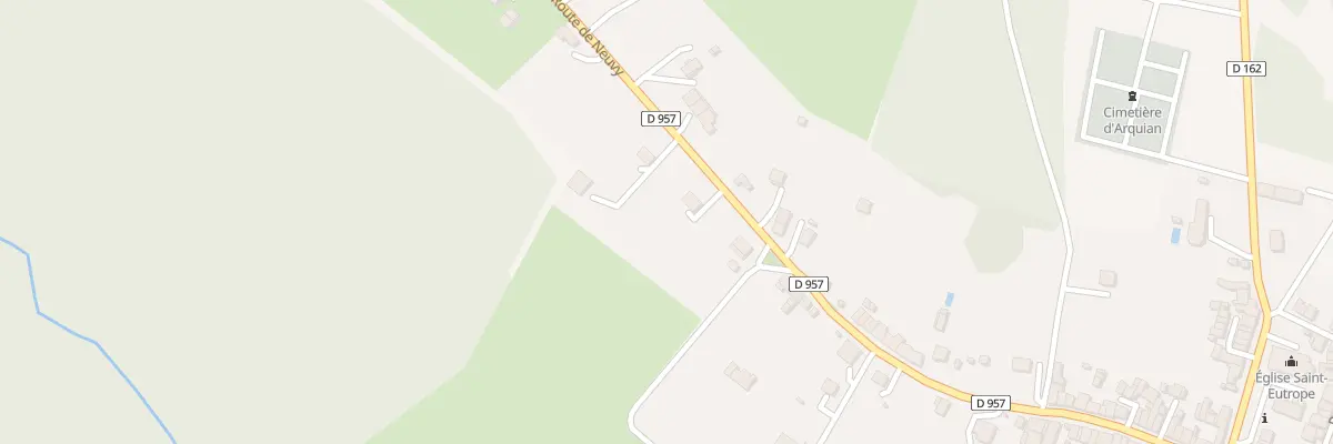 Plan du 51 Rte de Neuvy à Arquian