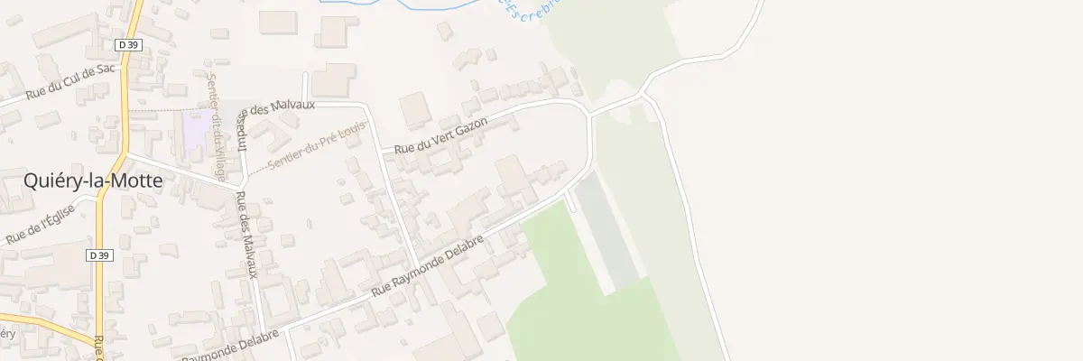 Plan du 27 Rue Raymonde Delabre à Quiéry-la-Motte