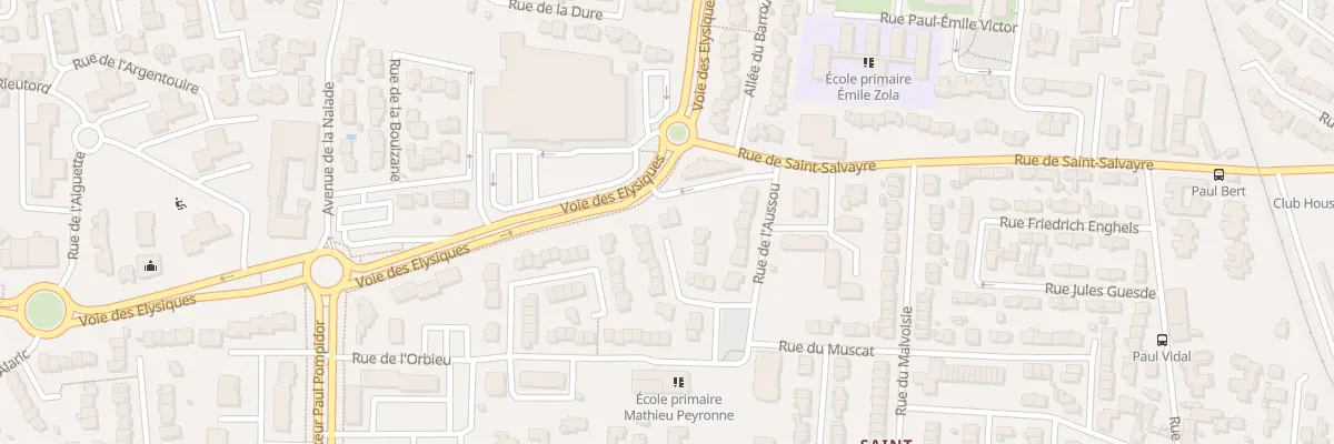 Plan du 8 All de l’Aute à Narbonne