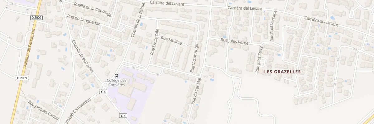 Plan du 22 Rue Victor Hugo à Sigean