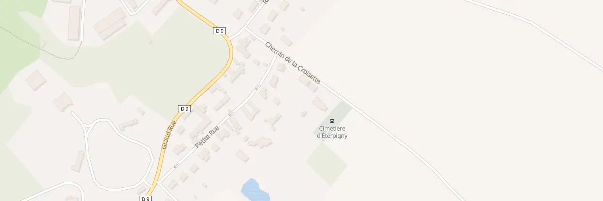 Plan du 2 Le Chemin de Croisette à Éterpigny