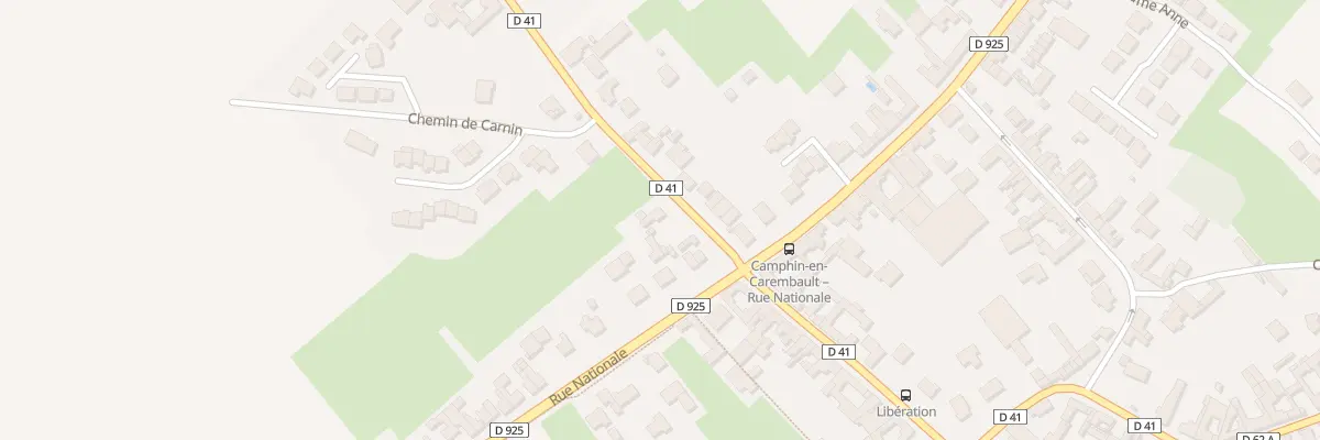 Plan du 1 Rue du Moulin à Camphin-en-Carembault